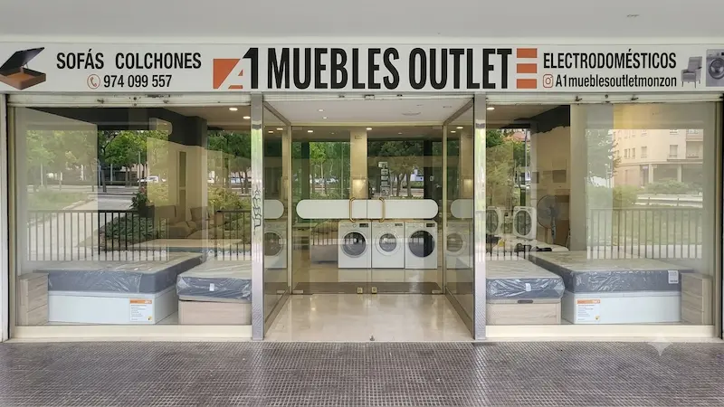 foto de la tienda fisica de a1 muebles outlet